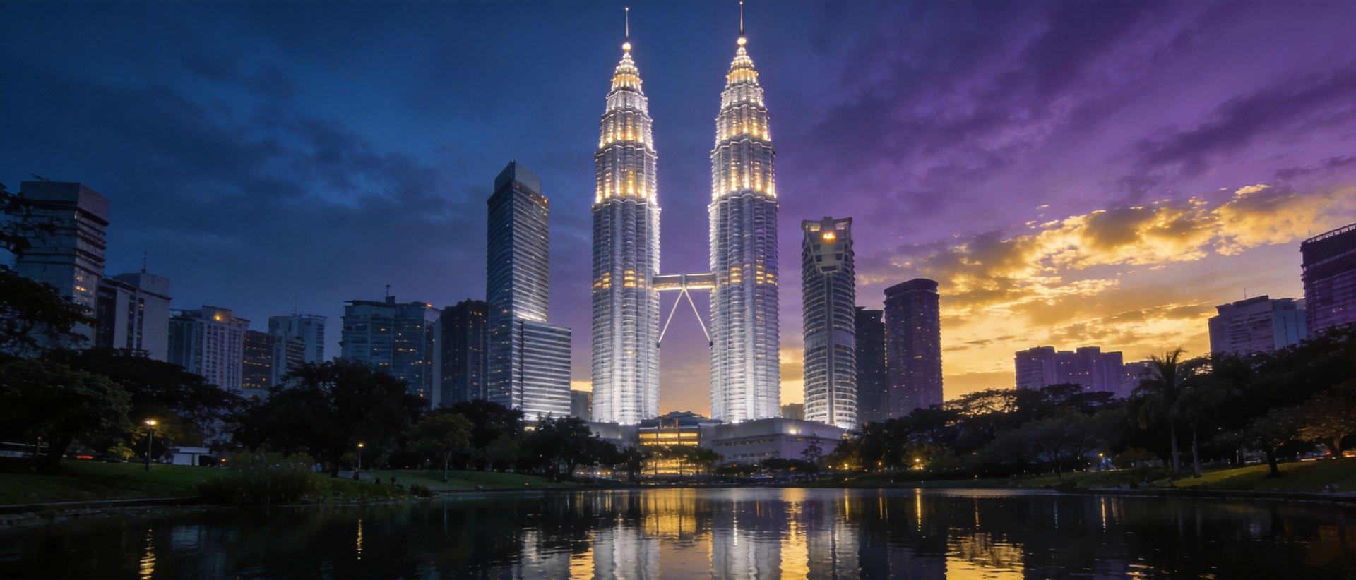 Menara Berkembar Petronas Senja