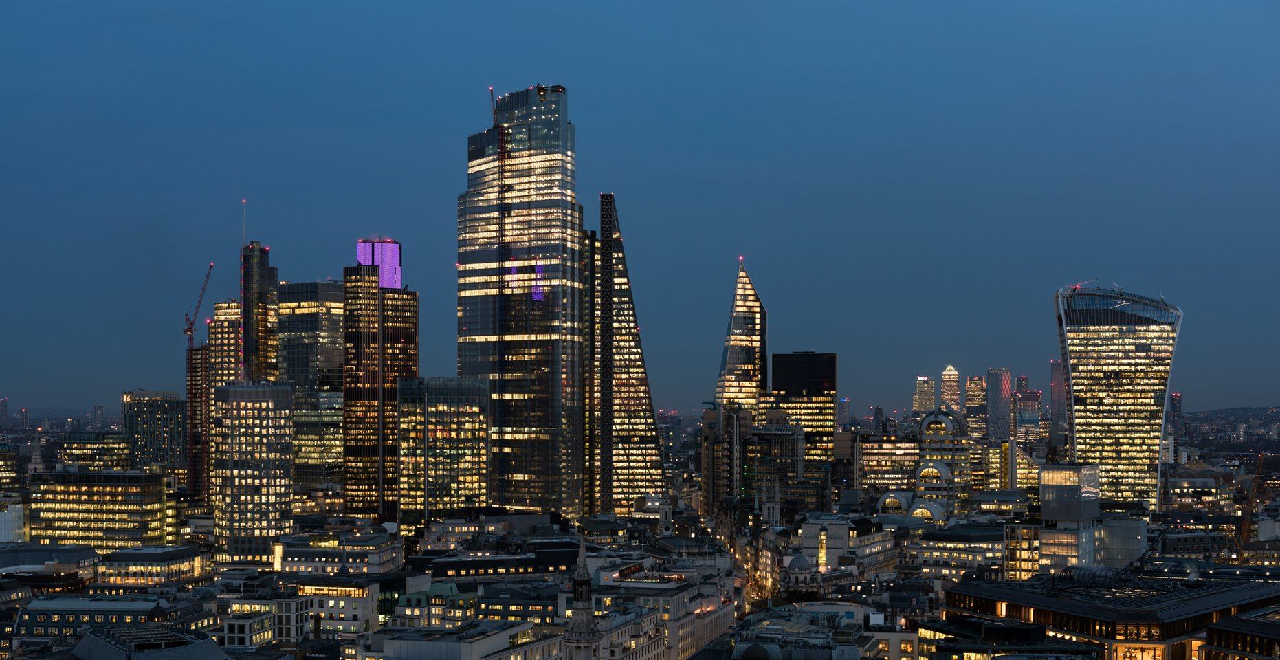City of London Skyline at Dusk